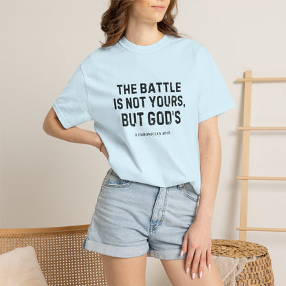 Faith T-Shirt - "The Battle Is Not Yours, But God's" Inspirational Christian Tee