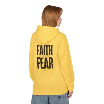 Faith Over Fear Hoodie — Inspirational Christian Pullover