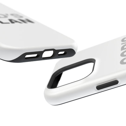 God's Plan Magnetic Impact-Resistant Phone Case — Protective Christian Faith Case