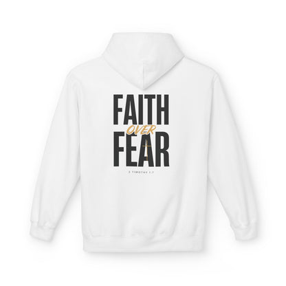 Faith Over Fear Hoodie — Inspirational Christian Pullover