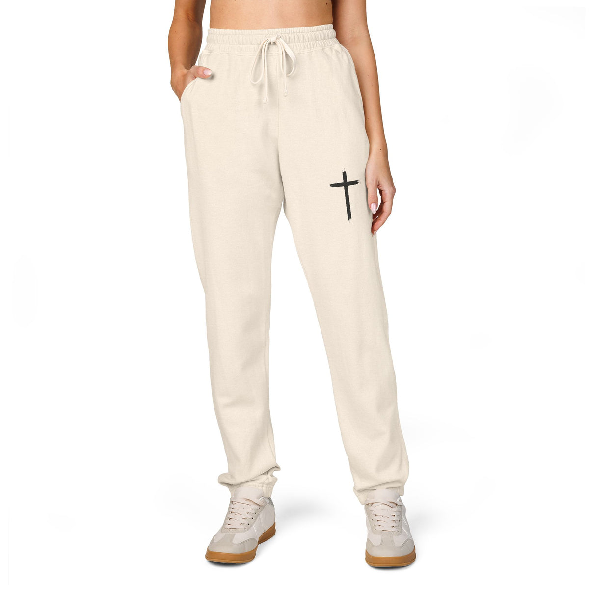 Unisex Garment-Dyed Fleece Sweatpants