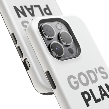 God's Plan Magnetic Impact-Resistant Phone Case — Protective Christian Faith Case