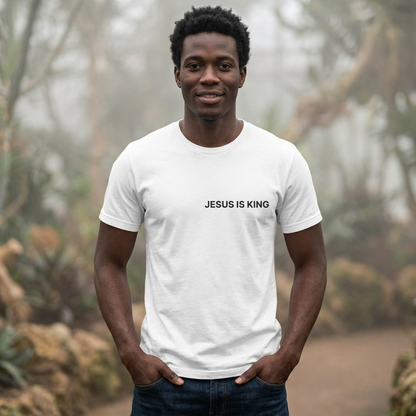 Jesus Is King T-Shirt — Minimal Christian Faith Tee
