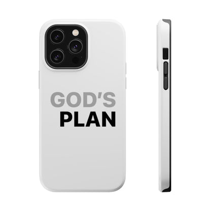 God's Plan Magnetic Impact-Resistant Phone Case — Protective Christian Faith Case