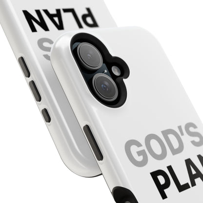 God's Plan Magnetic Impact-Resistant Phone Case — Protective Christian Faith Case