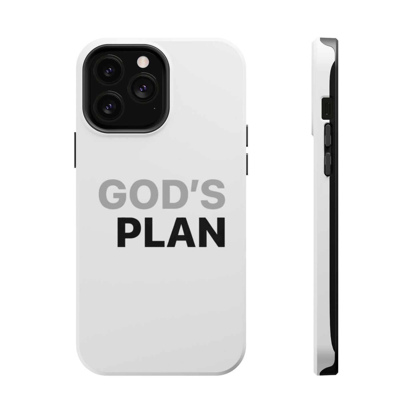 God's Plan Magnetic Impact-Resistant Phone Case — Protective Christian Faith Case