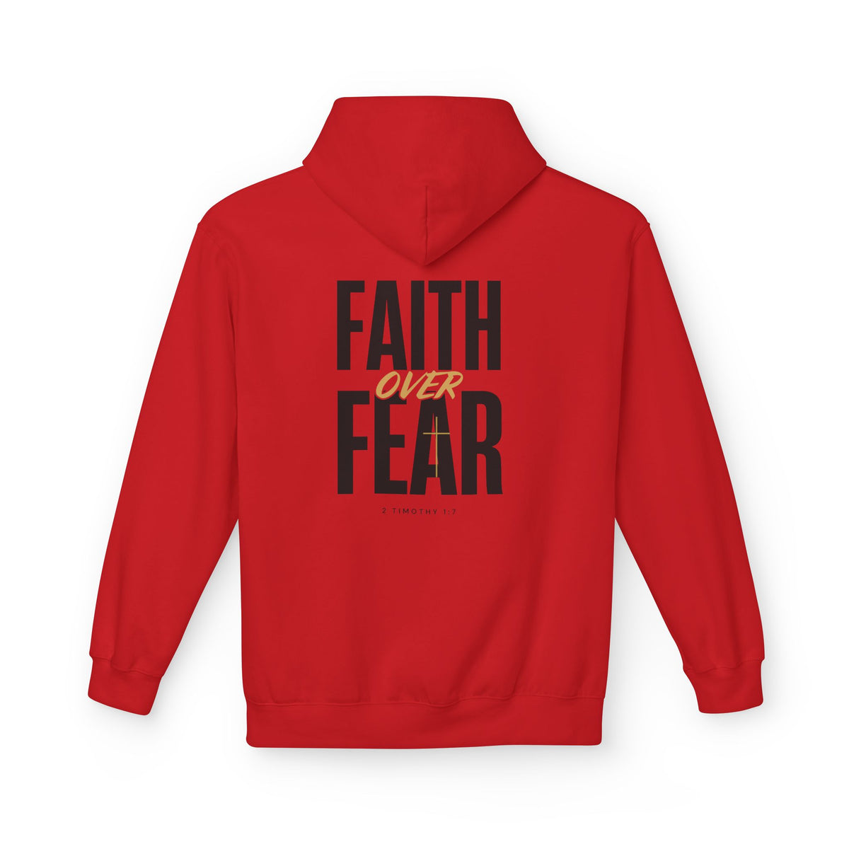 Faith Over Fear Hoodie — Inspirational Christian Pullover