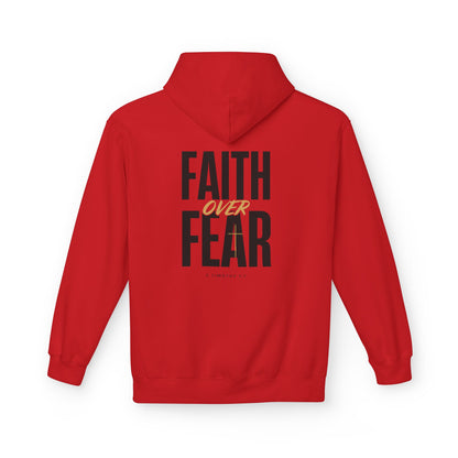 Faith Over Fear Hoodie — Inspirational Christian Pullover