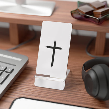 Christian Phone Stand — Faith-Inspired Desk Display