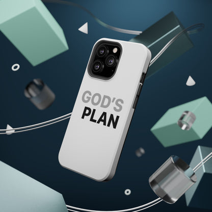 God's Plan Magnetic Impact-Resistant Phone Case — Protective Christian Faith Case