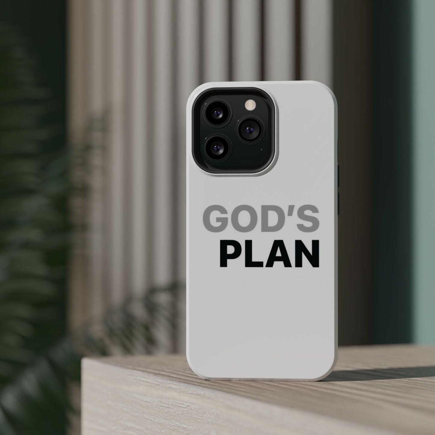 God's Plan Magnetic Impact-Resistant Phone Case — Protective Christian Faith Case