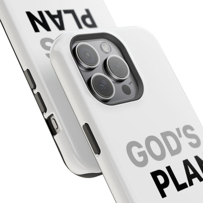 God's Plan Magnetic Impact-Resistant Phone Case — Protective Christian Faith Case
