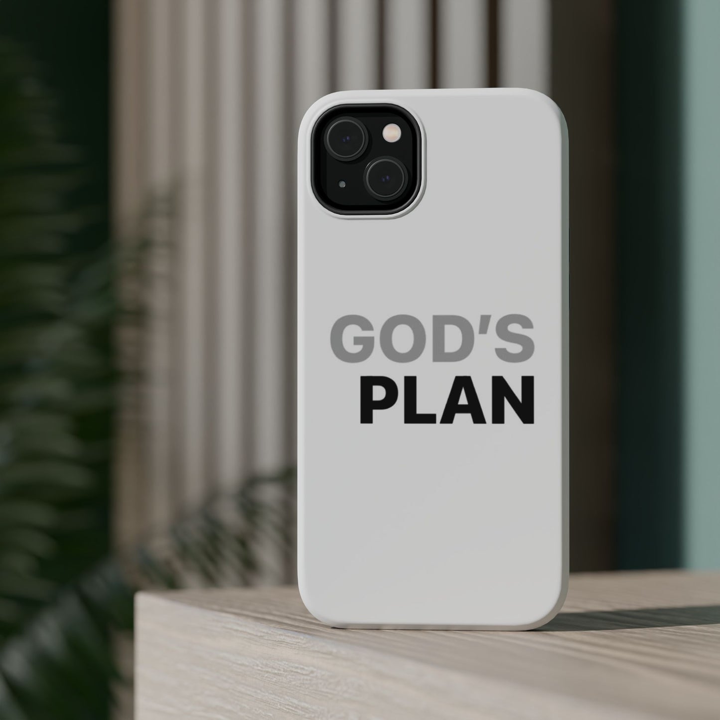 God's Plan Magnetic Impact-Resistant Phone Case — Protective Christian Faith Case