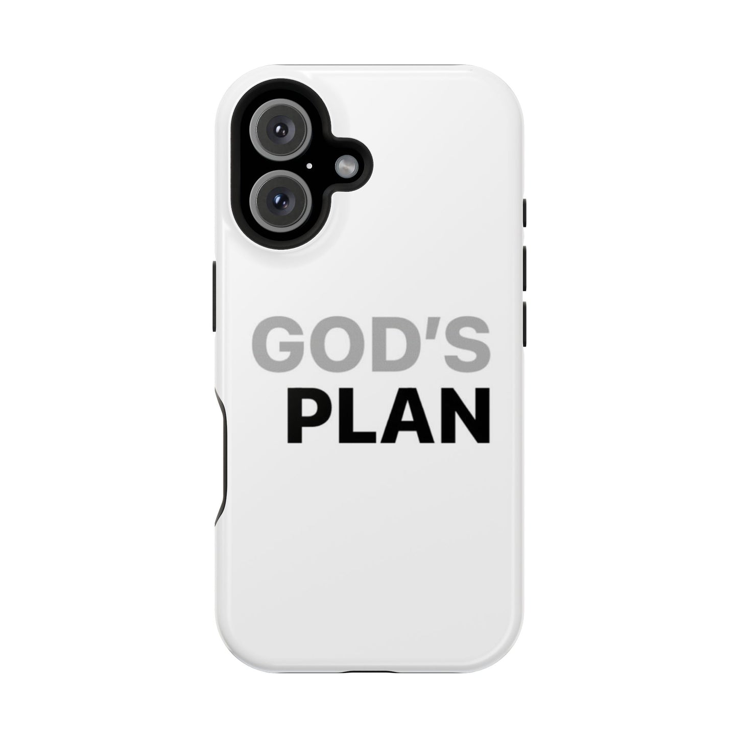 God's Plan Magnetic Impact-Resistant Phone Case — Protective Christian Faith Case