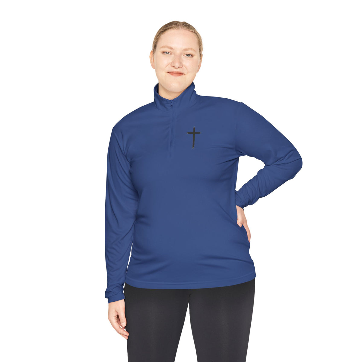 Christian Quarter-Zip Pullover — Faith-Inspired Athletic Top