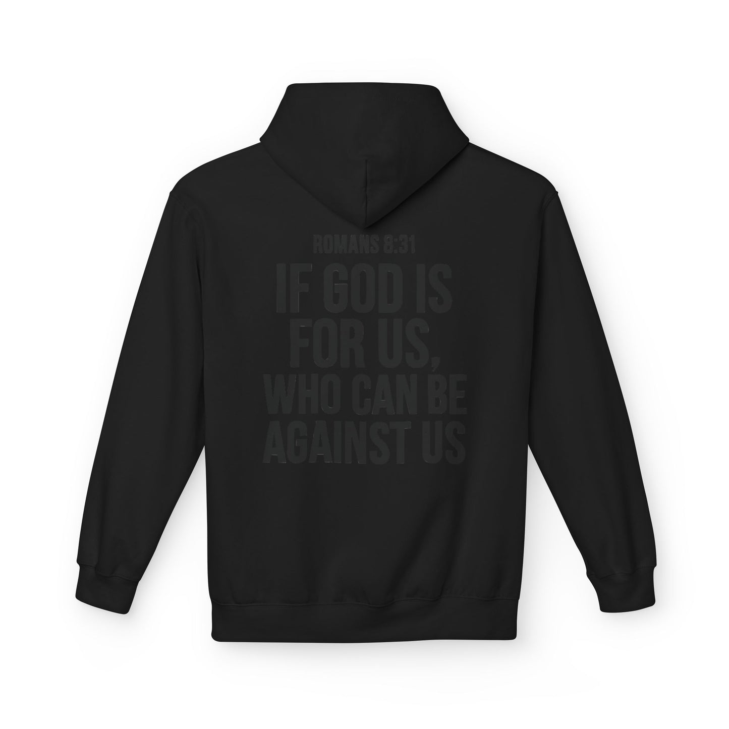 Walk by Faith Hoodie — Christian Cross Pullover with 'Walk by faith, not by sight' Back Design