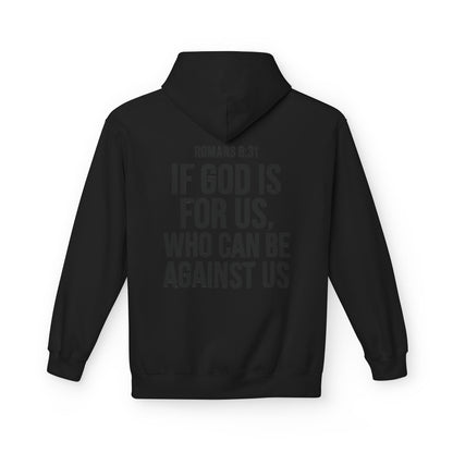 Walk by Faith Hoodie — Christian Cross Pullover with 'Walk by faith, not by sight' Back Design