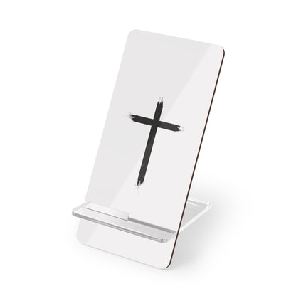 Christian Phone Stand — Faith-Inspired Desk Display