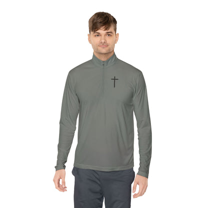 Christian Quarter-Zip Pullover — Faith-Inspired Athletic Top