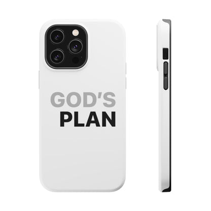 God's Plan Magnetic Impact-Resistant Phone Case — Protective Christian Faith Case