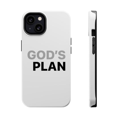 God's Plan Magnetic Impact-Resistant Phone Case — Protective Christian Faith Case