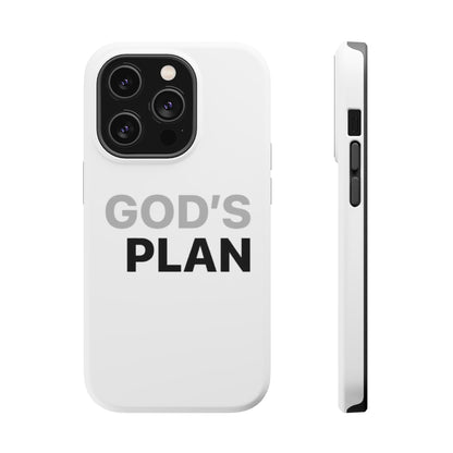 God's Plan Magnetic Impact-Resistant Phone Case — Protective Christian Faith Case