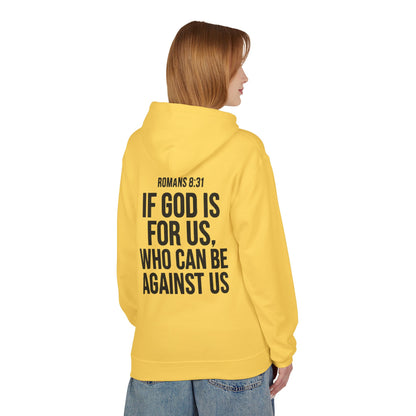 Walk by Faith Hoodie — Christian Cross Pullover with 'Walk by faith, not by sight' Back Design