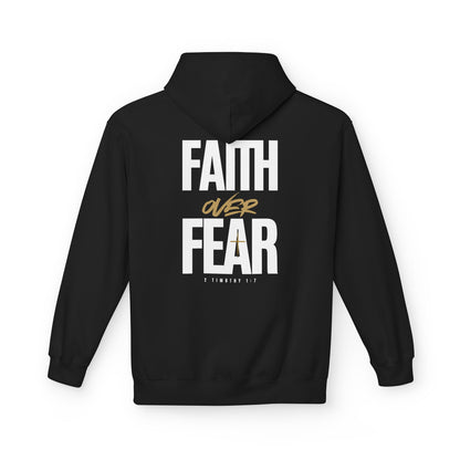 Faith Over Fear Hoodie — Inspirational Christian Pullover