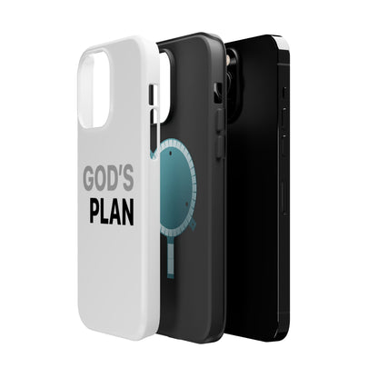 God's Plan Magnetic Impact-Resistant Phone Case — Protective Christian Faith Case