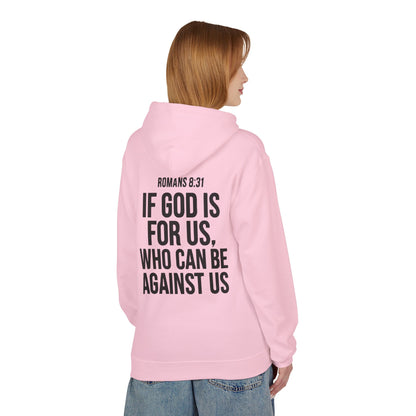 Walk by Faith Hoodie — Christian Cross Pullover with 'Walk by faith, not by sight' Back Design