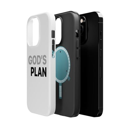 God's Plan Magnetic Impact-Resistant Phone Case — Protective Christian Faith Case