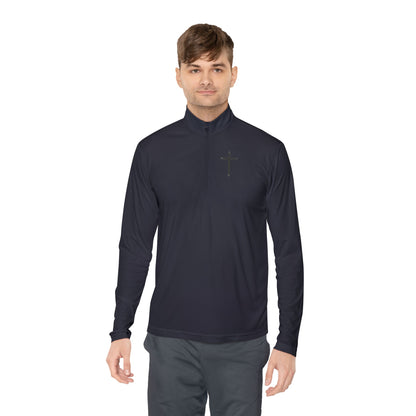 Christian Quarter-Zip Pullover — Faith-Inspired Athletic Top