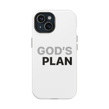 God's Plan Magnetic Impact-Resistant Phone Case — Protective Christian Faith Case