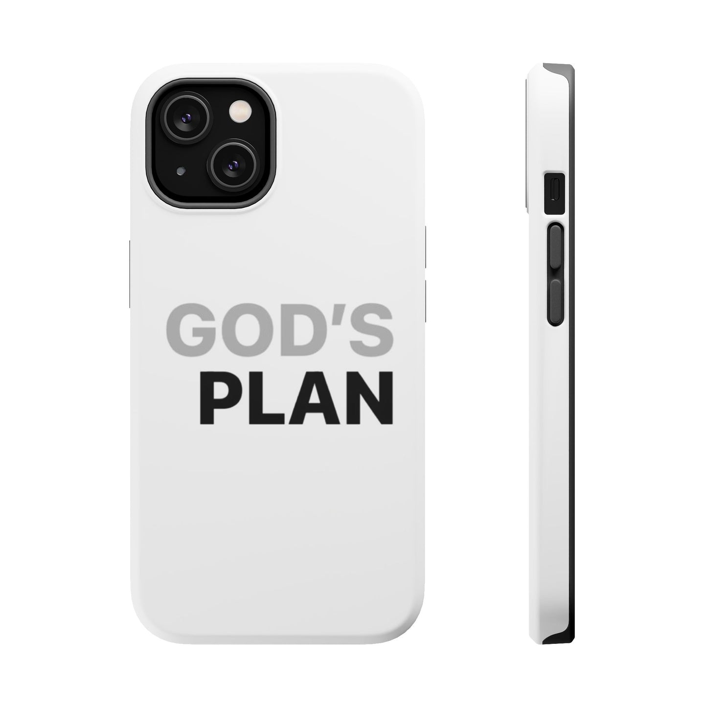 God's Plan Magnetic Impact-Resistant Phone Case — Protective Christian Faith Case