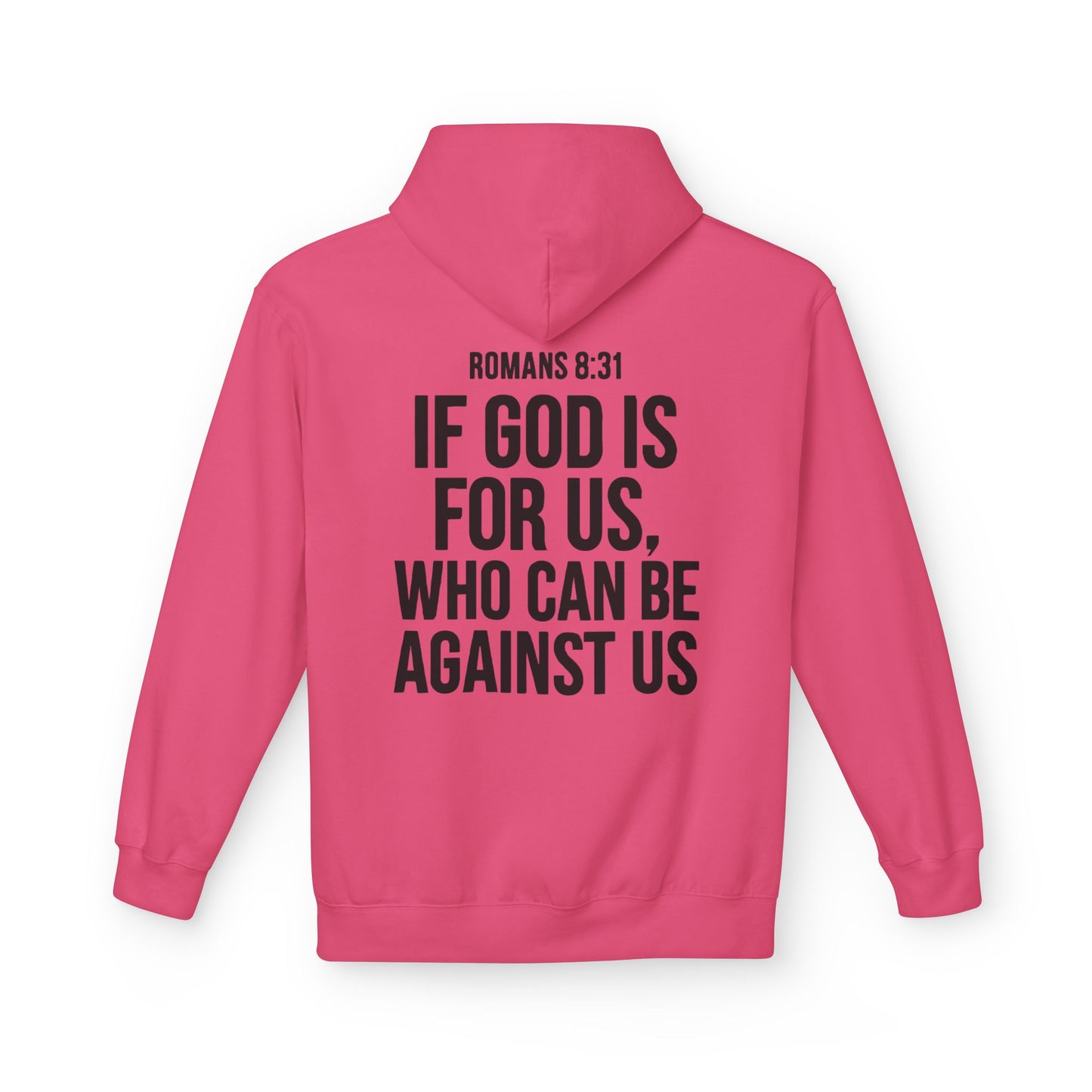 Walk by Faith Hoodie — Christian Cross Pullover with 'Walk by faith, not by sight' Back Design