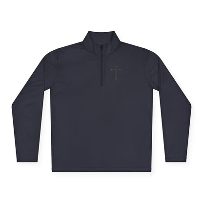 Christian Quarter-Zip Pullover — Faith-Inspired Athletic Top