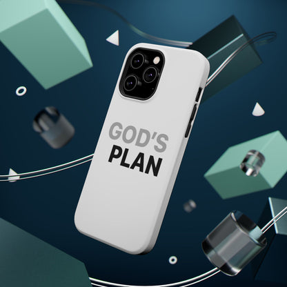 God's Plan Magnetic Impact-Resistant Phone Case — Protective Christian Faith Case