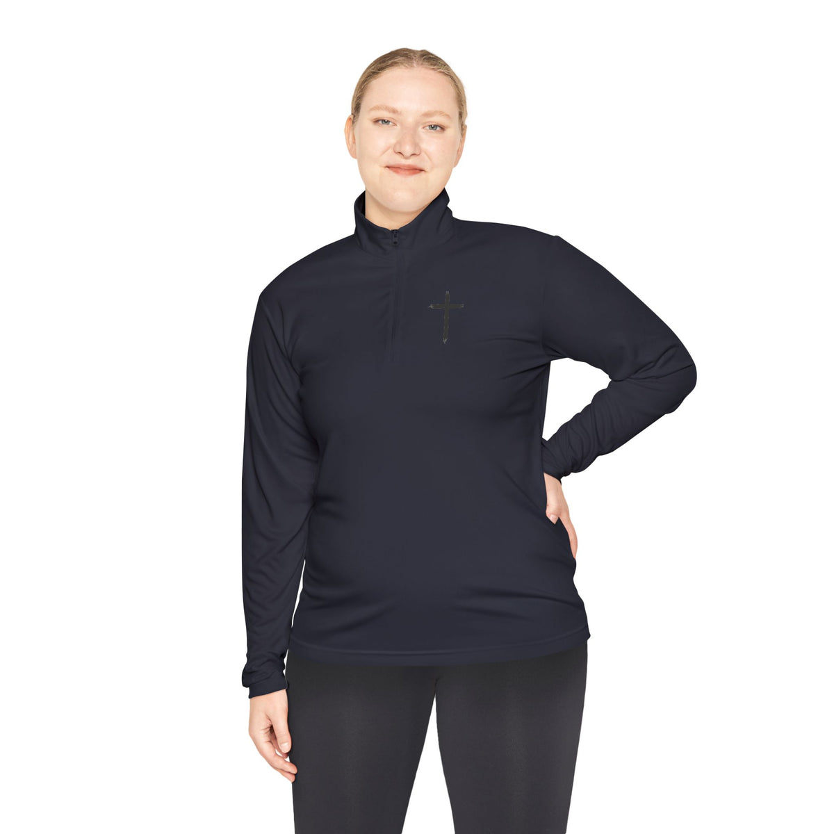 Christian Quarter-Zip Pullover — Faith-Inspired Athletic Top