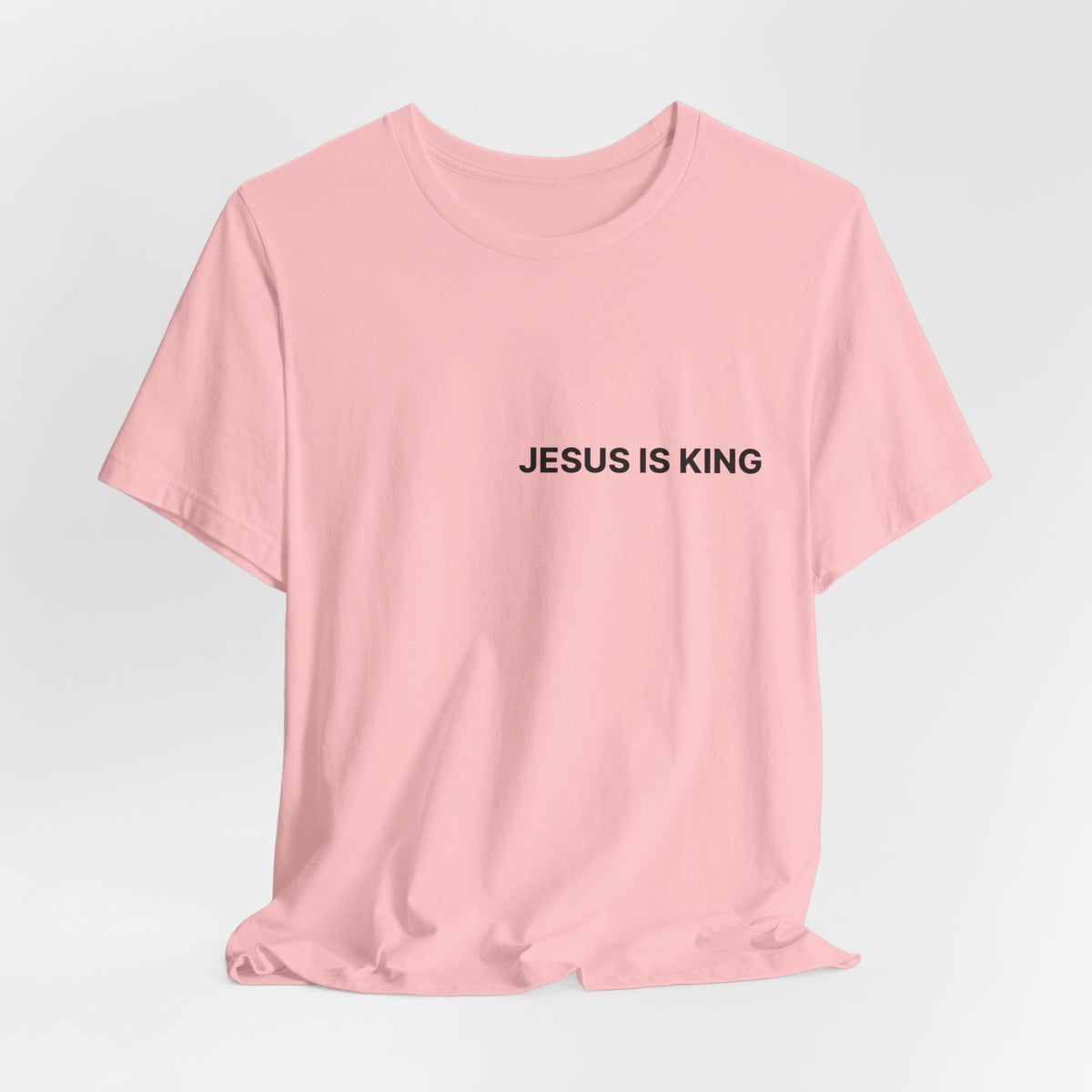 Jesus Is King T-Shirt — Minimal Christian Faith Tee