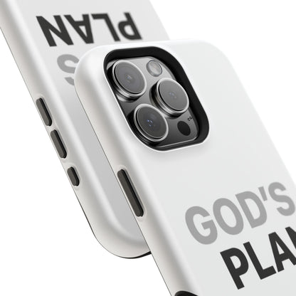 God's Plan Magnetic Impact-Resistant Phone Case — Protective Christian Faith Case