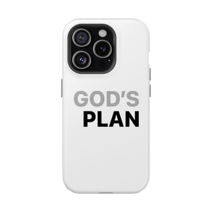 God's Plan Magnetic Impact-Resistant Phone Case — Protective Christian Faith Case
