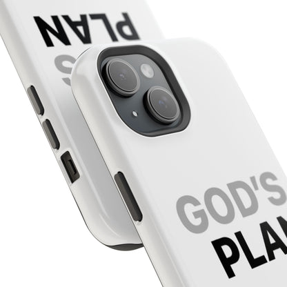 God's Plan Magnetic Impact-Resistant Phone Case — Protective Christian Faith Case