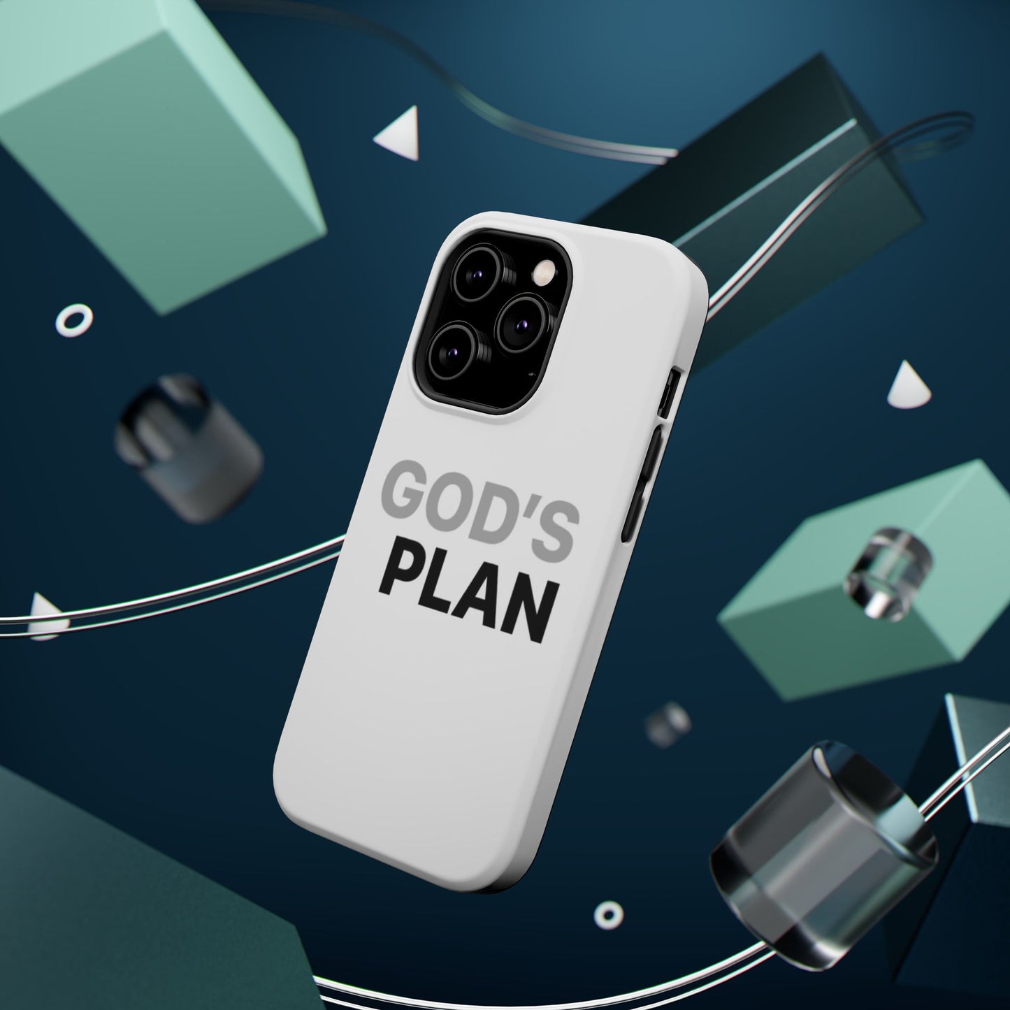 God's Plan Magnetic Impact-Resistant Phone Case — Protective Christian Faith Case