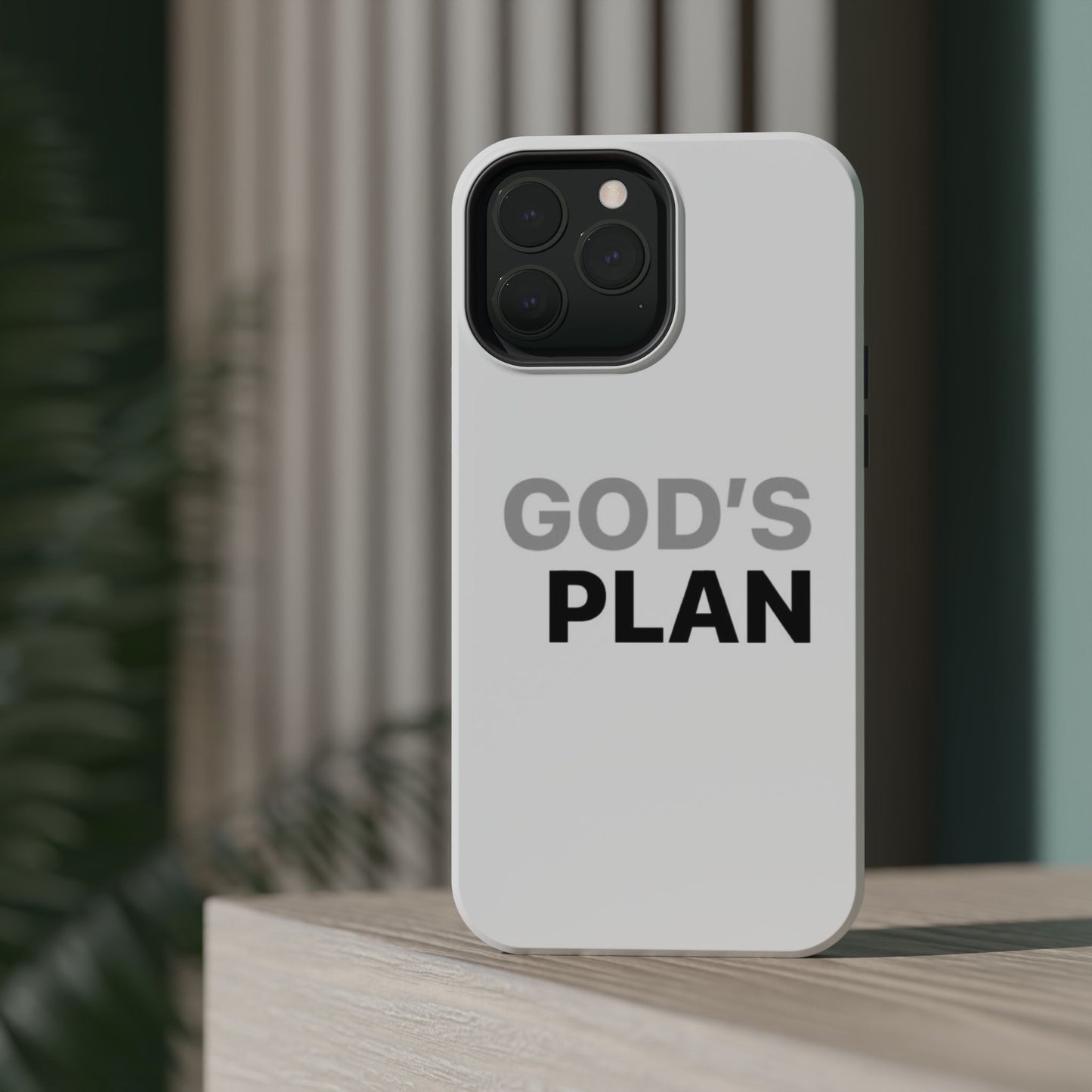 God's Plan Magnetic Impact-Resistant Phone Case — Protective Christian Faith Case
