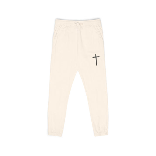 Unisex Garment-Dyed Fleece Sweatpants