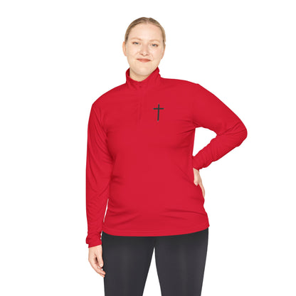 Christian Quarter-Zip Pullover — Faith-Inspired Athletic Top
