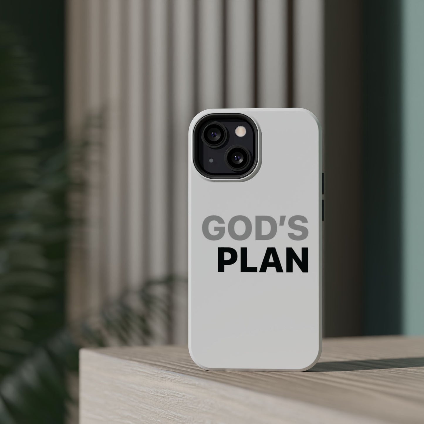 God's Plan Magnetic Impact-Resistant Phone Case — Protective Christian Faith Case