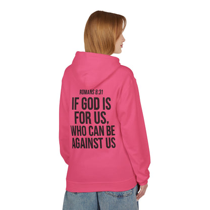 Walk by Faith Hoodie — Christian Cross Pullover with 'Walk by faith, not by sight' Back Design