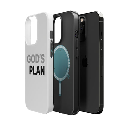 God's Plan Magnetic Impact-Resistant Phone Case — Protective Christian Faith Case
