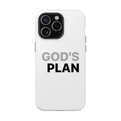 God's Plan Magnetic Impact-Resistant Phone Case — Protective Christian Faith Case